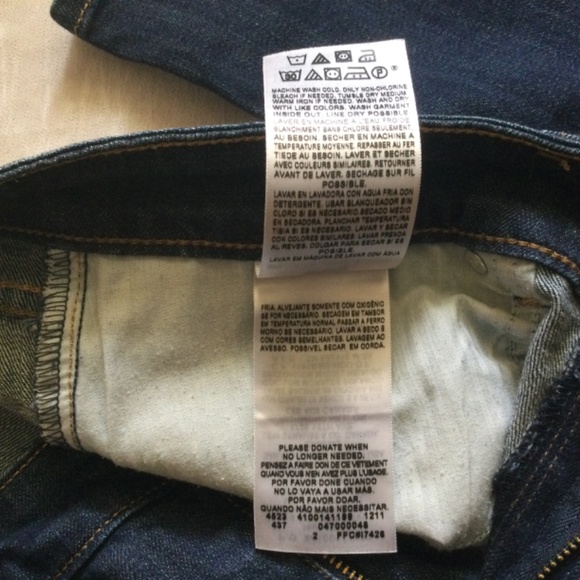 Levi’s for Brooks Brothers Demi Curve Classic Straight Leg Denim Jeans SZ 10M 30 - Picture 13 of 15